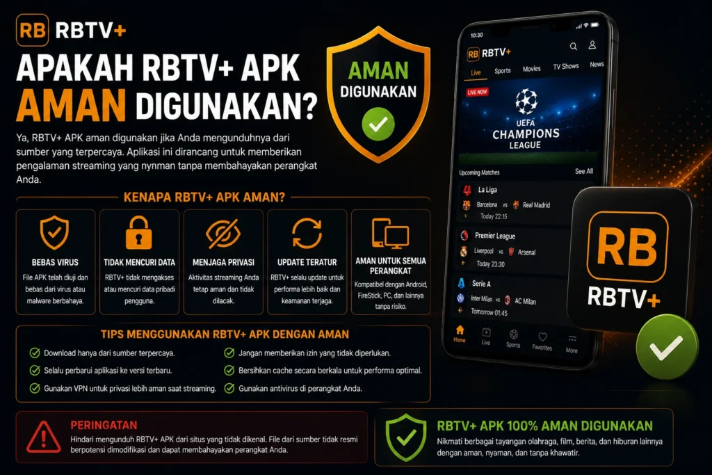 Apakah RBTV STREAMING Aman Digunakan Apakah RBTV STREAMING Aman Digunakan