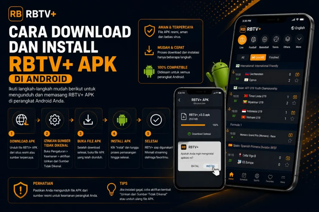 Cara Download dan Install RBTV STREAMING di Android Cara Download dan Install RBTV STREAMING di Android