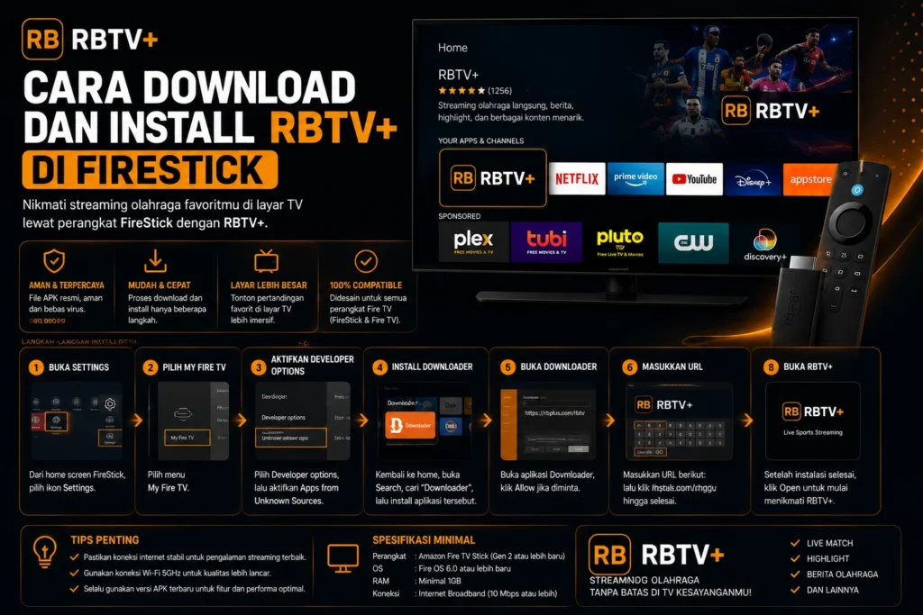 Cara Download dan Install RBTV STREAMING di FireStick