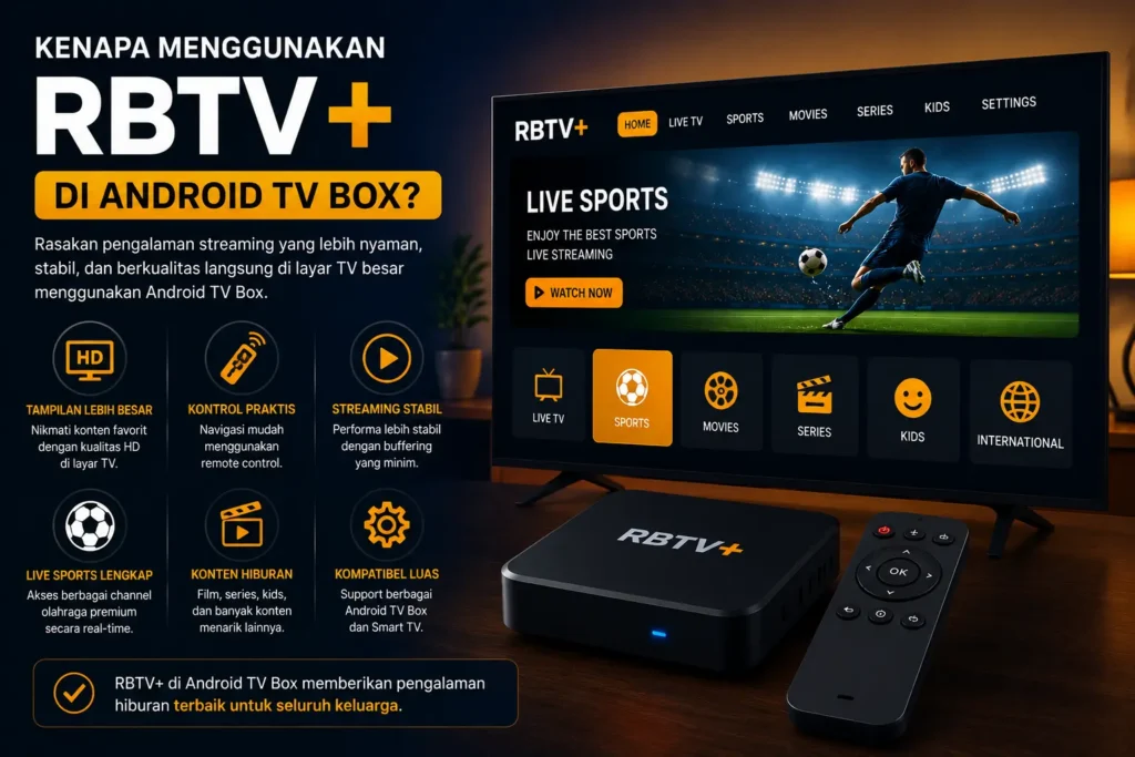 Kenapa Menggunakan RBTV STREAMING di Android TV Box Kenapa Menggunakan RBTV STREAMING di Android TV Box