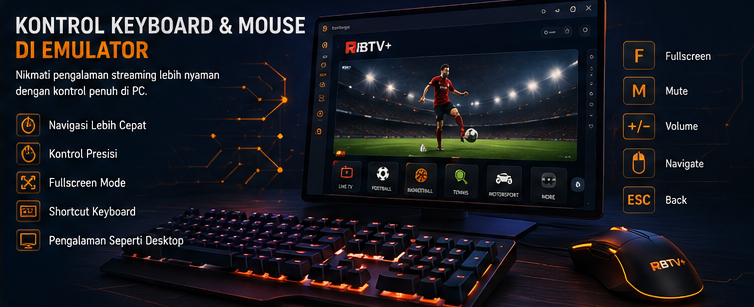 Kontrol Keyboard dan Mouse di Emulator
