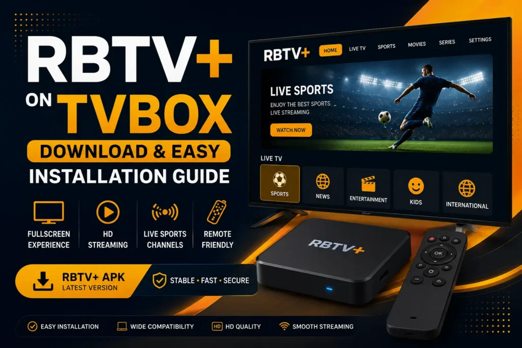 RBTV STREAMING on TVBOX Download & Install Guide 2026 RBTV STREAMING on TVBOX Download & Install Guide 2026